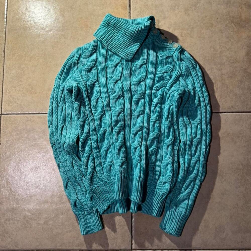 Vintage y2k 2000s tiny ralph Lauren Cable Knit Sweater Size S in womens